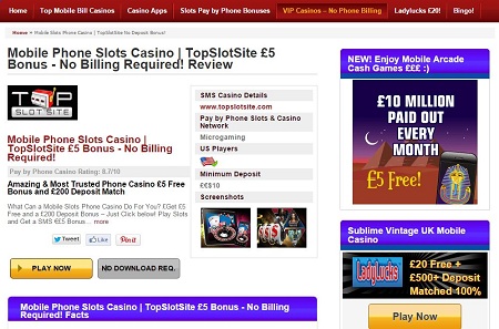 Mobile Phone Gambling 